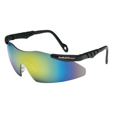 Kimberly-Clark Professional Magnum 3G Safety Eyewear, Gold Metallic Mirror Lens, Anti-Scratch, Black Frame, 1/EA, #19940