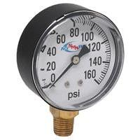 160 PSI DRY GAUGE2-1/2" DIAMETER CASE