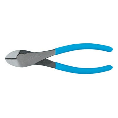 Channellock Cutting Pliers-Lap Joint, 7 in, Plastic Dipped, 1/EA, #337BULK