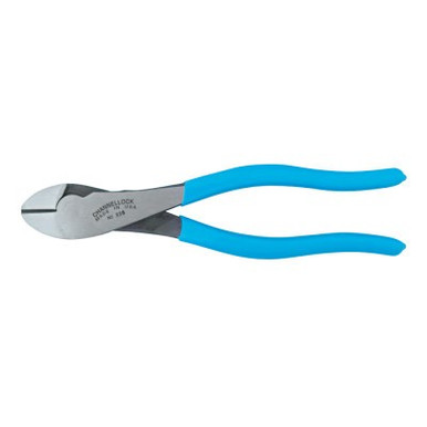 Channellock Cutting Pliers-Lap Joint, 8 in, Plastic Dipped, 1/EA, #338BULK