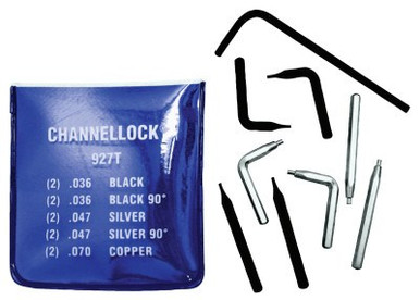 Channellock Snap Ring Pliers Tip Kit, 1/KT, #927T
