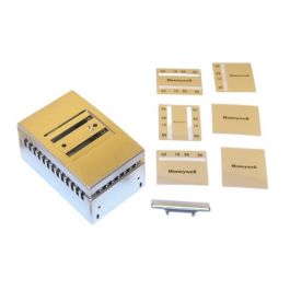 Honeywell 14004406-910 Satin Chrome Pneumatic Thermostat Cover W/Horizontal & Verticals
