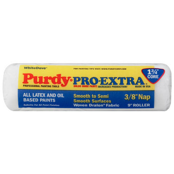 Genuine Purdy White Dove Pro-Extra 9" x 3/8" Nap Roller Cover 140671092