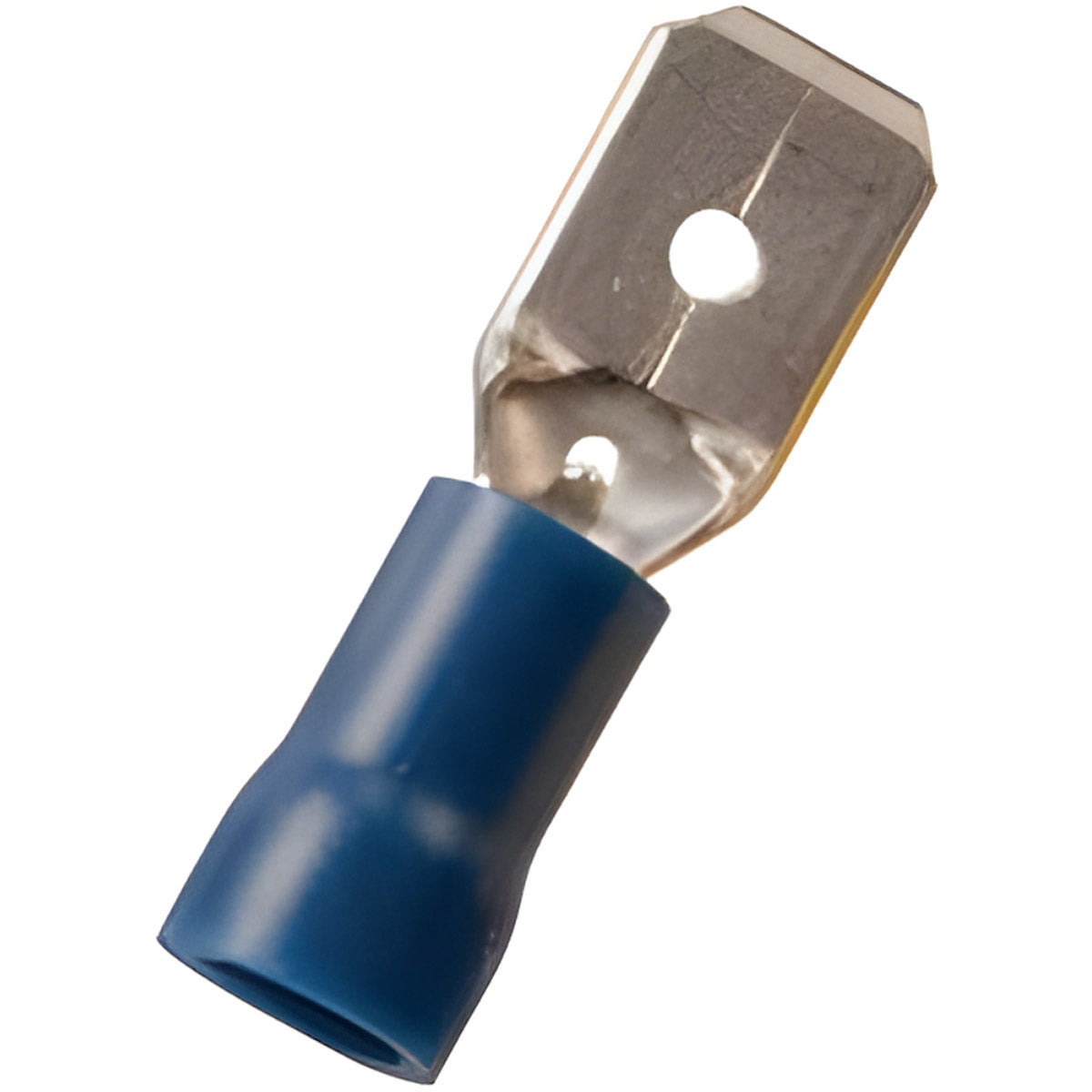 QUICK-SLIDE CONN BLUE VINYL 16-14AWG 1/4" MALE 20PK