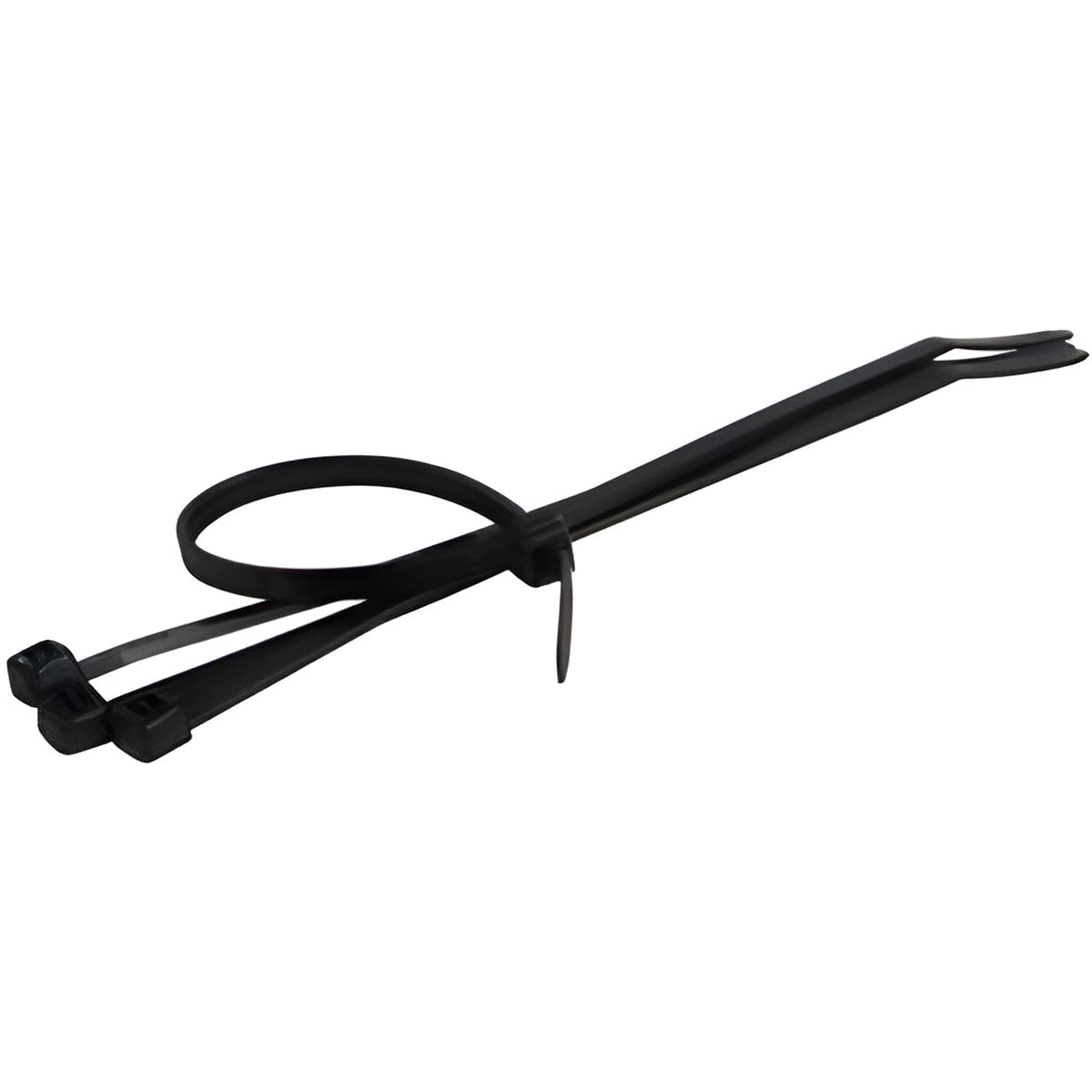5-1/2 INCH BLACK ZIP TIE WITH 18 LB. RATING - 50/BAG