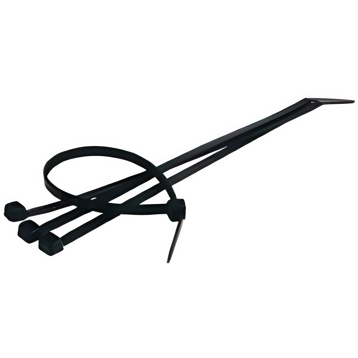 7-1/2 INCH WHITE ZIP TIE WITH 18 LB. RATING - 50/BAG