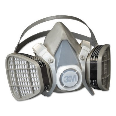 3M 5000 Series Half Facepiece Respirators, Medium, Organic Vapors, 1/EA, #7000126026