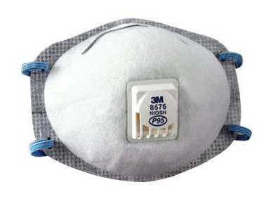 3M P95 Particulate Respirators, Half Facepiece, Oil/Non-Oil Use, 10/BX, #7000002061
