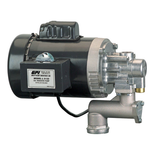 GPI L5132 115VAC Heavy Duty 32 QPM Oil Transfer Pump