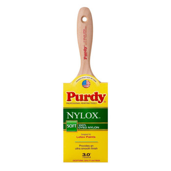 Genuine Purdy Nylox Sprig Flat 3" Paint Brush 144380230
