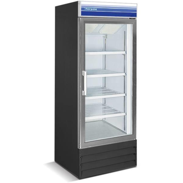 Norpole 13 Cu. Ft. 1 Door Merchandiser Freezer, Black