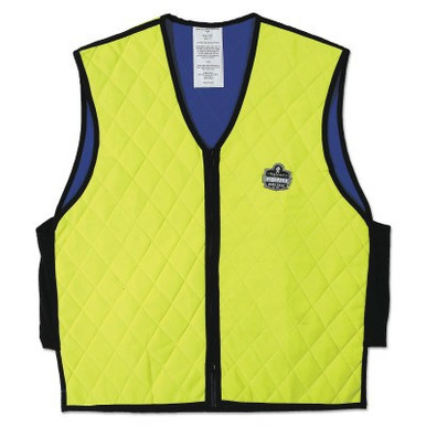 Ergodyne CHILL-ITS 6665 EVAPORATIVE COOLING VEST 2XL LIME, 6/CA, #12536