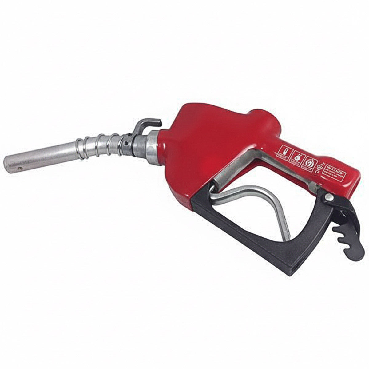 AgSmart Leaded / Diesel Fuel Nozzle - Auto-Shutoff, Hi-Flow, Red Cover, 1" NPT
