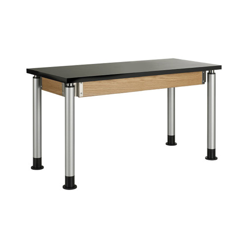 Diversified Spaces Adjustable Height 2-Student Science Table, ChemGuard Top, 60"W x 24"D