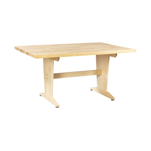 Diversified Spaces Planning Table 1-3/4" Solid Maple Top, 60"W x 42"D x 30"H