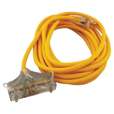 CCI Tri-Source Polar/Solar Plus Multiple Outlet Cord, 25 ft, 3 Outlets, 1 EA, #34870002