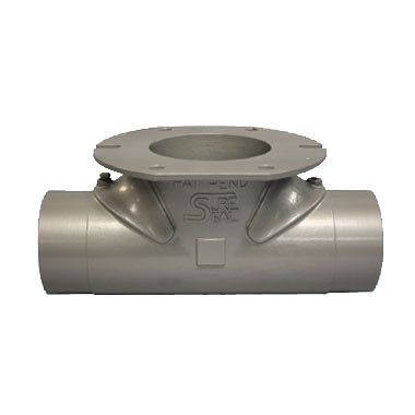 Civacon Rhino-T Cast Steel 5 in. Reversible Hopper Tee