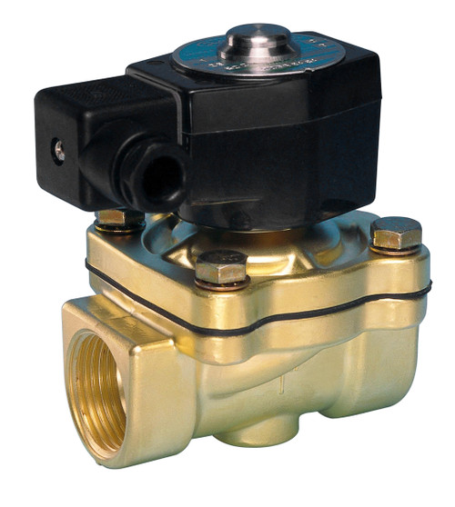 Jefferson Valves 1335 Series Brass Explosion Proof Normally Closed 2-Way Solenoid Valves