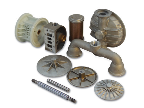 Nomad Non-Elastomer Replacement Air Valve Assembly for Wilden 1 in. AODD Pumps - 02-2000-07