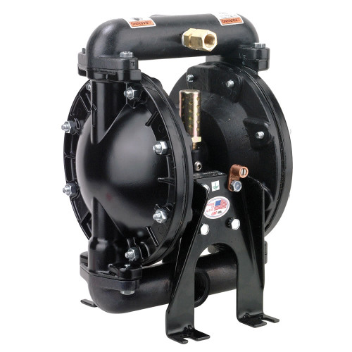ARO U/L Approved 2 in. NPT Aluminum Air Diaphragm Pump w/ FKM Diaphragms, Acetal Balls & PVDF Seats