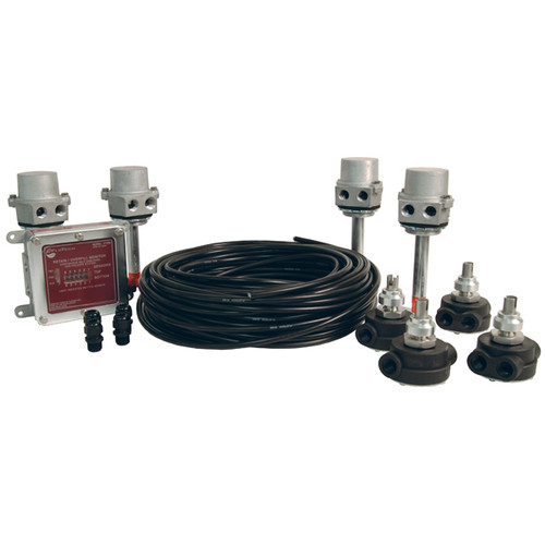FloTech R/OM Type Overfil and Retain Red and Black 2 Wire Systems w/ 4 Compartments