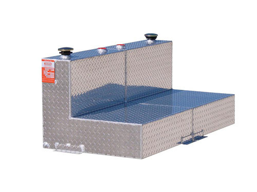 85 Gallon Aluminum L-shape Split Fuel Transfer Tank