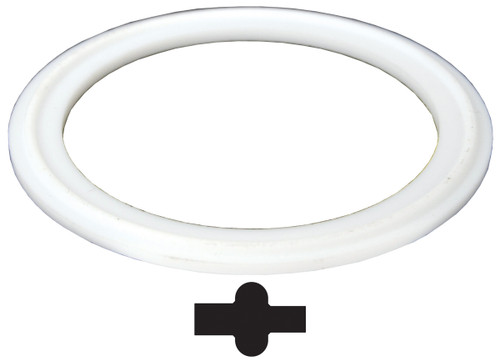 Dixon Sanitary (PTFE) Pipe Gaskets - White