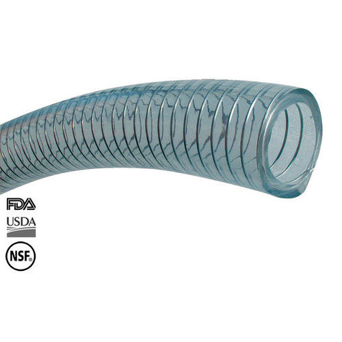 Kuriyama Kuri Tec 100 ft. K7130 Polywire Heavy Wall PVC Food & Beverage Transfer Hose Only