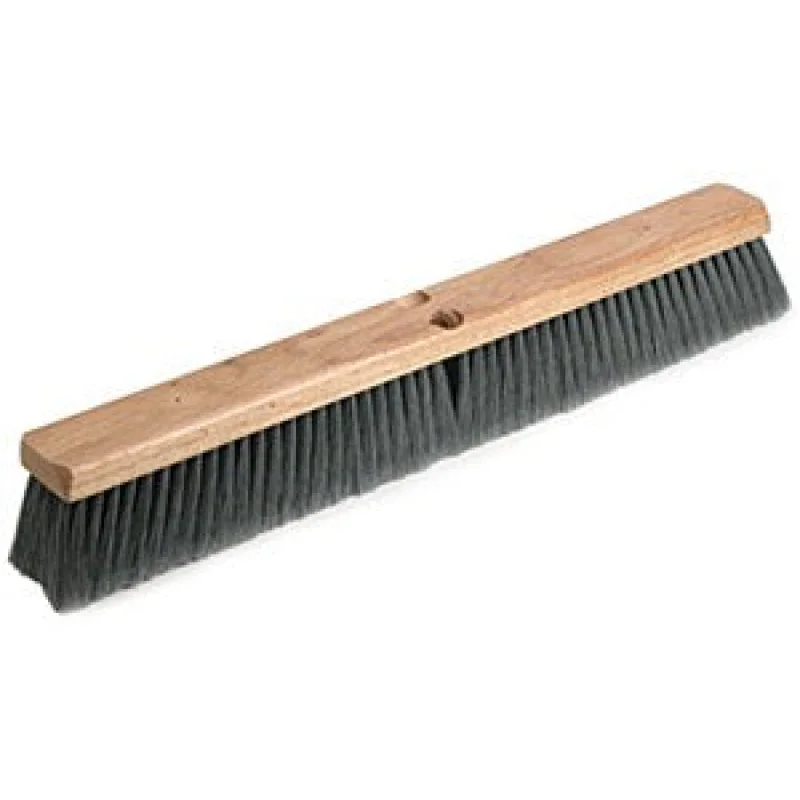 18″ Gray Flagged Push Broom (Broom Only)