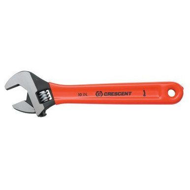 Crescent Cushion Grip Black Adjustable Wrenches, 10in Long, 1 5/16in Opening, Black Oxide, 1/EA #AT210CVS
