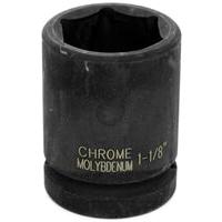 1-1/8 INCH X 6 POINT STANDARD IMPACT SOCKET - 3/4 INCH DRIVE