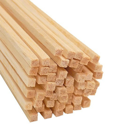 Bud Nosen Balsa Wood Strips, 1/8" x 1/8" x 36", 50/pkg.