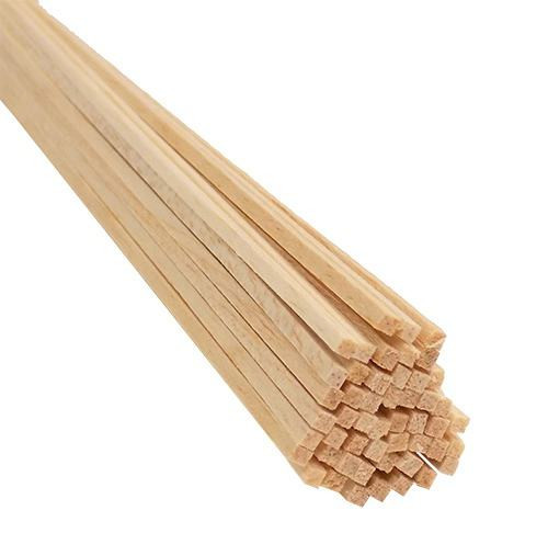 Bud Nosen Balsa Wood Strips, 3/32" x 3/32" x 36", 50/pkg.