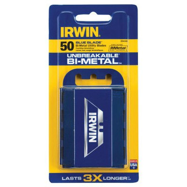 Irwin Bi-Metal Utility Blades, Bi-Metal, #IR-2084300 (50 per Pack, 4 Packs)