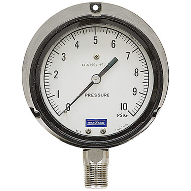 0-10 PSI 4.5 FM DRY GAUGE