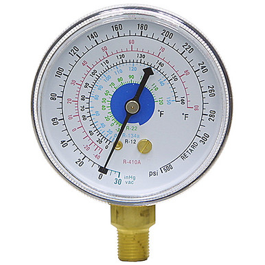 30-0-500 PSI 2.5 LM Dry Refrigerant Gauge