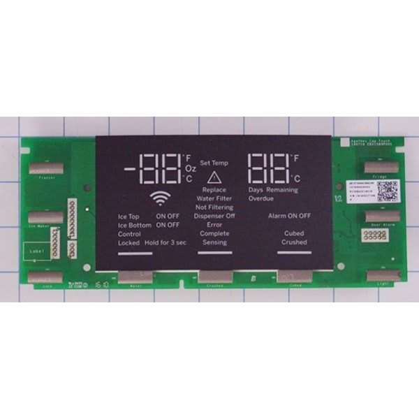 GE Replacement LED Ui Control Board For Refrigerator, Part # Wr55x45225