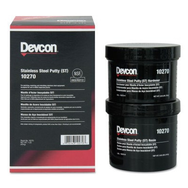 Devcon Stainless Steel Putty (ST), 1 lb Can, 1/EA