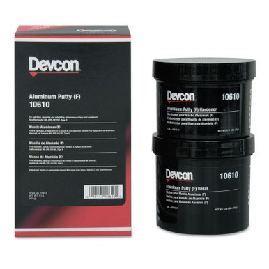 Devcon Aluminum Putty F, 1 lb Can, 1/EA