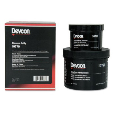 Devcon Titanium Putty, 2 lb Tub, 1/EA