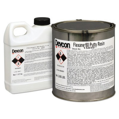 Devcon Flexane 80 Putty, 4 lb Can, 1/EA