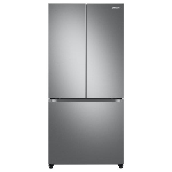 Samsung 33 in. 17.5 cu. ft. Counter Depth 3-Door French Door Smart Refrigerator in Stainless Steel