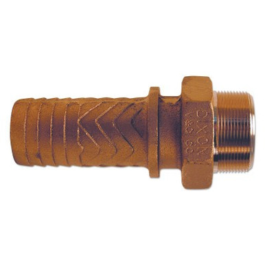 Dixon Valve Boss Stems, 2 in x 2 in (NPT) Male, Brass, 1 EA, #BMS26