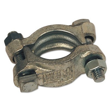 Dixon Valve Double Bolt Hose Clamps, 2 1/2"-2 3/4" Hose OD, Malleable Iron, 25/Bx, 1/EA, #DL275