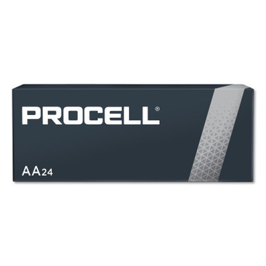 Duracell Procell Batteries, Non-Rechargeable Alkaline, 1.5 V, AA, 24/PK, #DURPC1500BKD