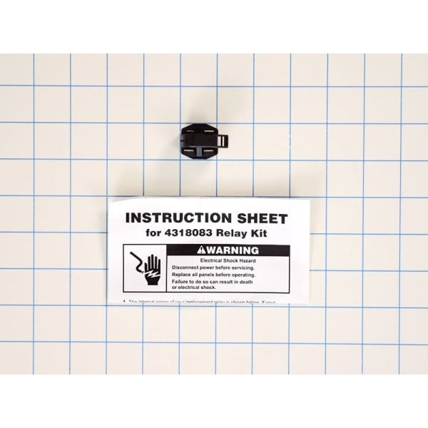 Whirlpool Replacement Compressor Start Relay For Refrigerators, Part# 4318083