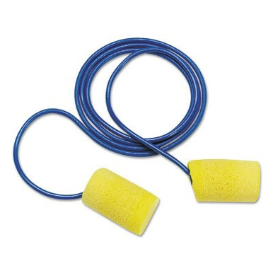 3M E-A-R Classic Foam Earplugs 311-1106, Small Size, Yellow, Corded, 200 PR/BX, #7000127173