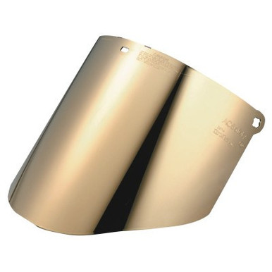 3M Gold-Coated Polycarbonate Dark Green Faceshield Window, 14.5" x 9", 1/EA, #7000127239