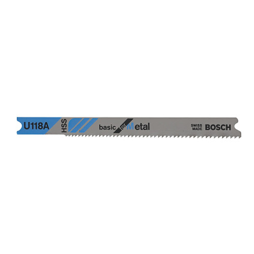 Bosch U-Shank High Speed Steel Jig Saw Blades, 3-1/8"L, 17-24TPI
