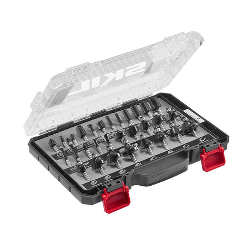 Skil Carbide-Tipped Router Bit Set, 30-Piece